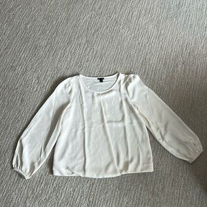 Ann Taylor cream blouse